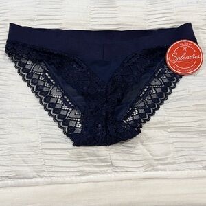 MOVING SALE Splendies NWT Navy Lace Mesh Panties
